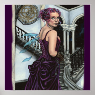 Póster sobre o tempo roubado faery trabalho de arte poste