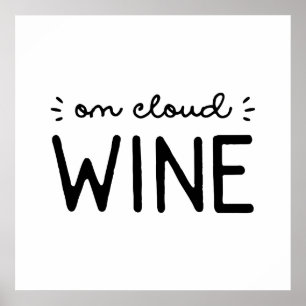 Poster Sobre o Vinho na Nuvem