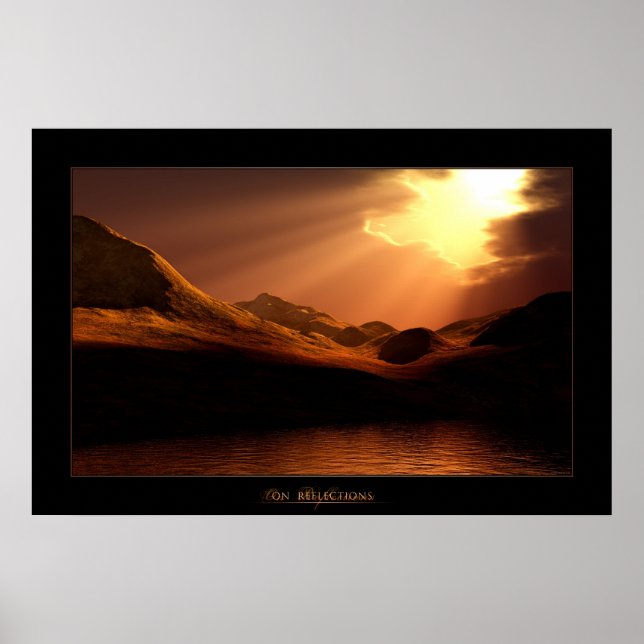 Póster Sobre Reflexões (Frente)