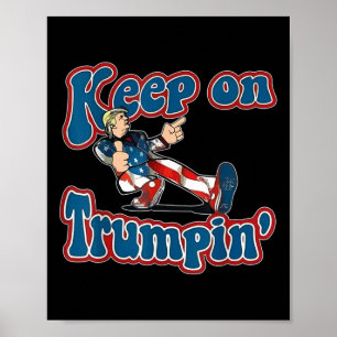 Poster Sobre Trumpin Trump Para O Presidente 2024