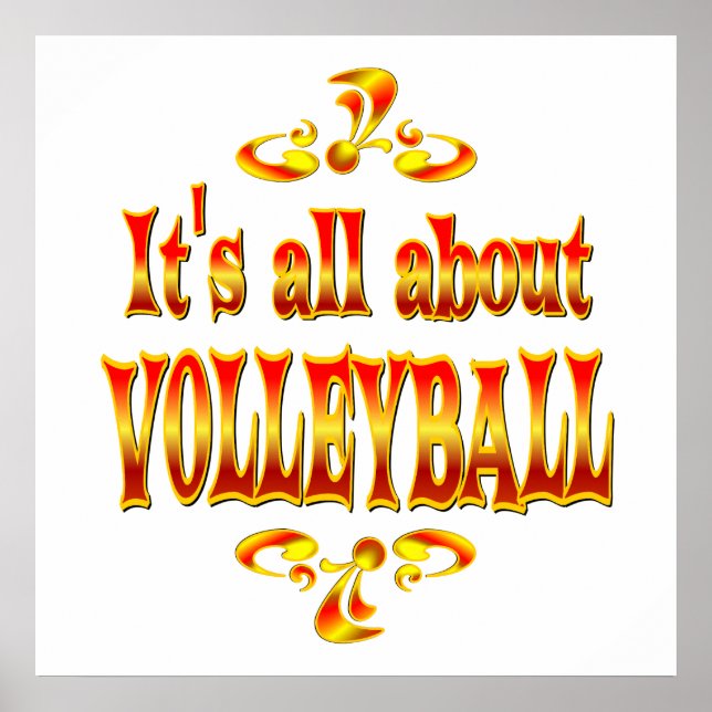 PÓSTER SOBRE VOLLEYBALL (Frente)