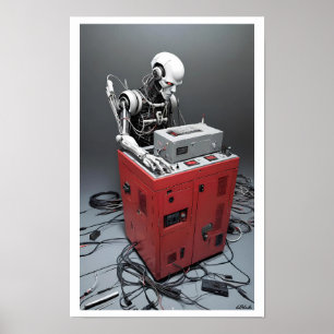 Poster Sobrecarga da Máquina Enigma