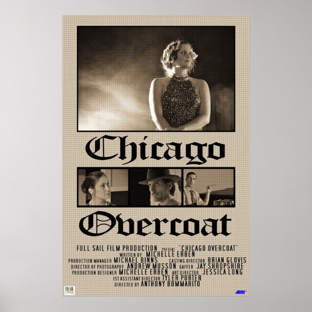 Póster Sobrecasaco de Chicago (Frente)
