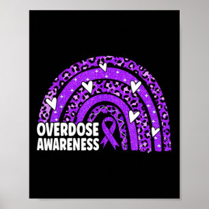 Poster Sobredosagem Arco-Íris Sensibilização Mês Fita Rox