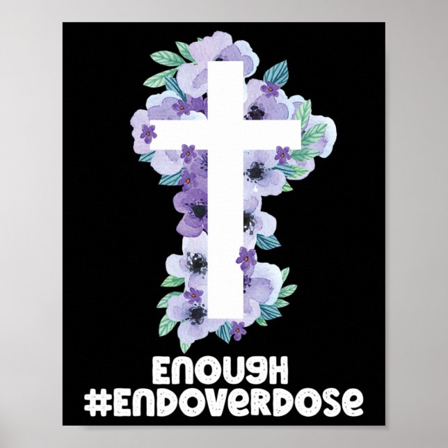 Poster Sobredosagem de Christian Cross Roxo Sobredosagem  (Frente)