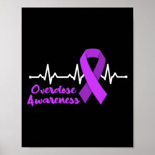 Poster Sobredosagem Pulsação Opióide Roxo Brisa Púrpura