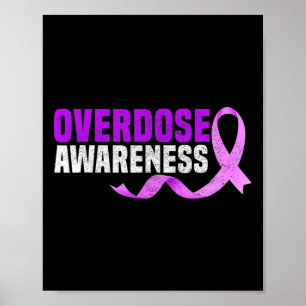 Poster Sobredosagem Roxa Dão Sobrevivência Opióide Ri