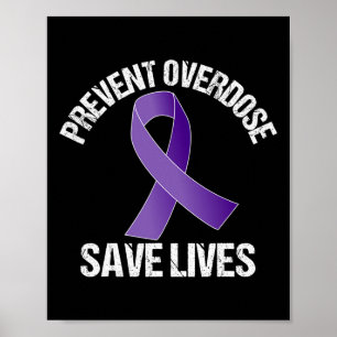 Poster Sobredosagem Salva Vidas Consciência Opióide