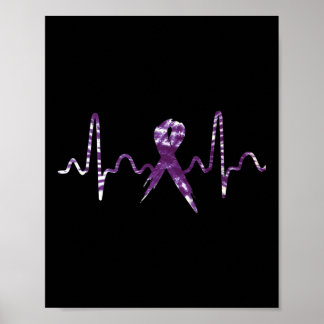 Poster Sobredosagem Tie Dye Sensibilização Roxo Batimento