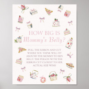 Poster Sobremesa Doce de Morango Como a Barriga da Mamãe