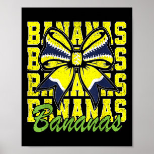 Poster Sobrenome de Bananas Arcos Meninas Crianças Mulher