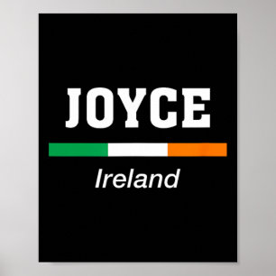 Poster Sobrenome Irlandês Joyce Dia de São Patrício Bande