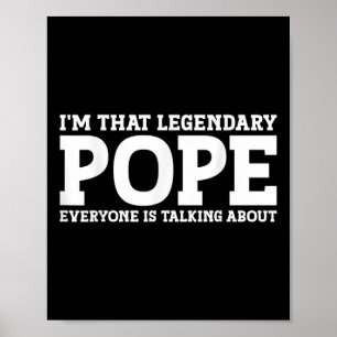 Poster Sobrenome Papa Equipe Divertida Família Sobrenome 