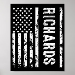 Poster Sobrenome Richards Apelido Engraçado Equipe Famíli