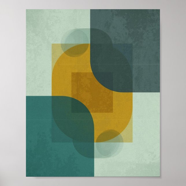 Poster Sobreposição Geométrica Dinâmica (Frente)