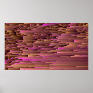 Poster sobreposições de textura glitch TV Moldura Vintage