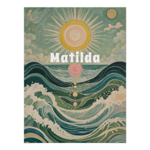 Póster Sobretensão solar personalizada