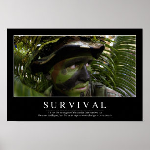 Poster Sobrevivência: Citações inspiradas 2