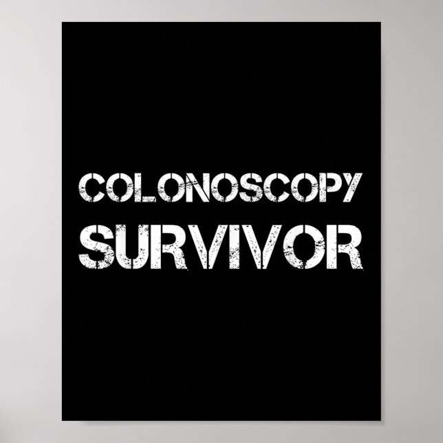 Poster Sobrevivência De Colonoscopia Para Sensibilização  (Frente)