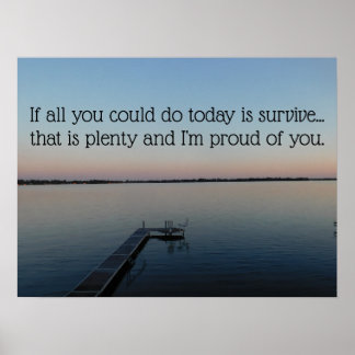 Poster Sobrevivência do lago