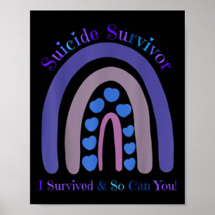 Poster Sobrevivência Suicida Eu Sobrevivi E Você Também P