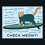 Poster Sobrevivência Tabby Cat Funny Cute CUSTOM Nursert<br><div class="desc">Espero que goste desta arte divertida! Adicione um nome ou seu próprio texto para personalizá-lo clicando em "personalizar" acima. Você também pode alterar o texto, a fonte, as cores e a cor de fundo. Selecione o tamanho do impressão usando o menu suspenso acima e você pode clicar no botão "editar...</div>