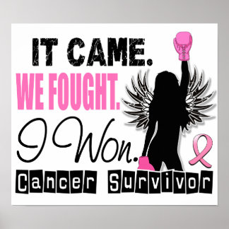 Póster Sobrevivente 22 Cancer