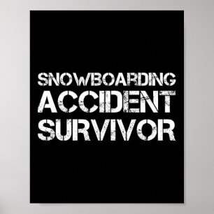 Poster Sobrevivente do Acidente de Snowboard