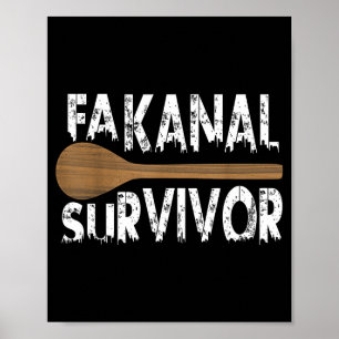 Poster Sobrevivente Falso - Engraçado Patrimônio do Filho