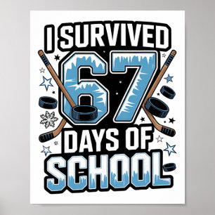 Poster Sobrevivi 67 Dias De Escola - Professores Alunos H