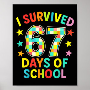 Poster Sobrevivi 67 Dias De Escola Six Seven Meme Kidste