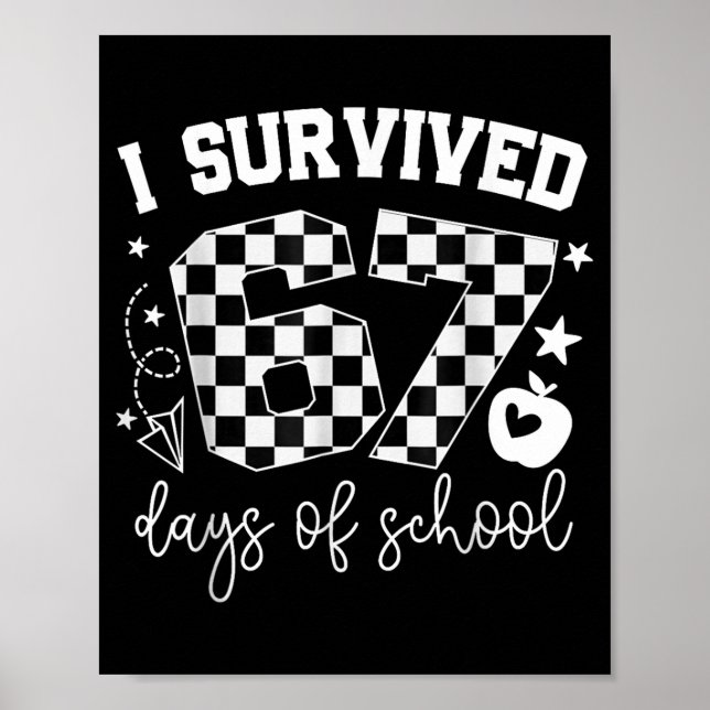 Poster Sobrevivi 67 Dias De Professores Alunos Seis (Frente)