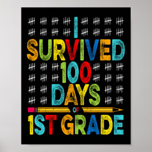 Poster Sobrevivi a 100 dias de 1rua de Grau 100 Dia de Es