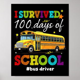 Poster Sobrevivi A 100 Dias De Meninos De Escola Ônibus D