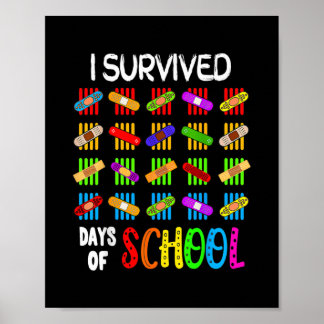 Poster Sobrevivi A 100 Dias De Professores De Escola