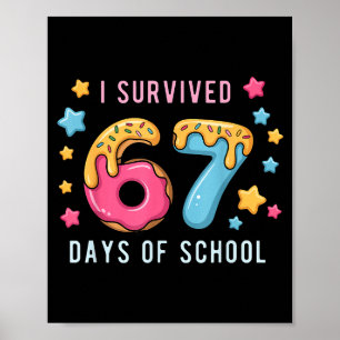 Poster Sobrevivi a 67 Dias de Escola Professora de Matemá