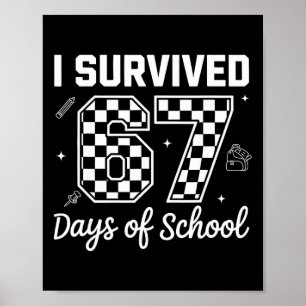Poster Sobrevivi a 67 Dias De Professores Escolares Crian