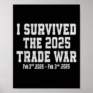 Poster Sobrevivi À Guerra Comercial De 2025 - Guerra Come