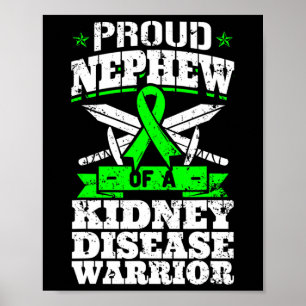 Poster Sobrinho De Um Guerreiro Da Doença Renal Ckd Renal