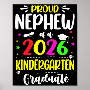 Poster Sobrinho Orgulhoso da Turma de 2026 Graduado no Ja