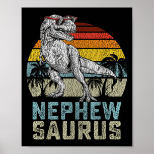 Poster Sobrinho T Rex Dinossauro Sobrinho Saurus Família