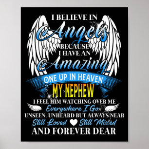 Poster Sobrinho um anjo no céu sente-se observando