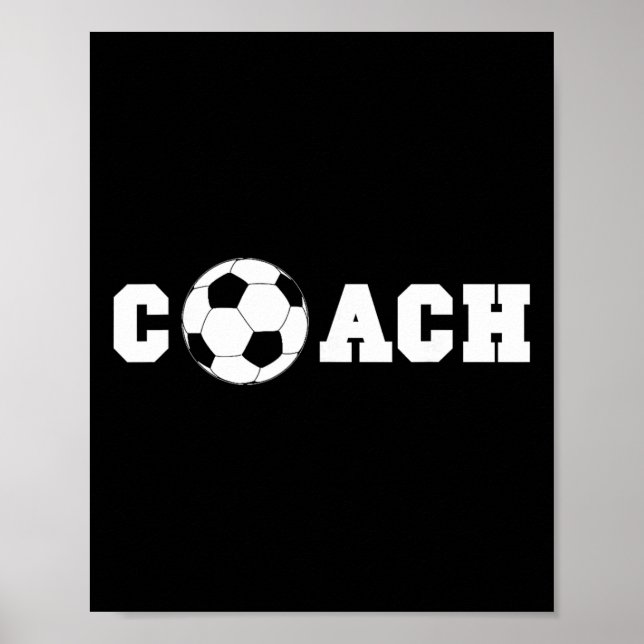 Poster Soccer Coach S - Coaching Staff Shirt Tees  (Frente)
