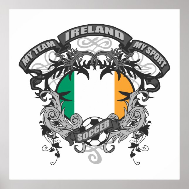 Póster Soccer Irlanda (Frente)
