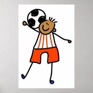 Póster Soccer Kid