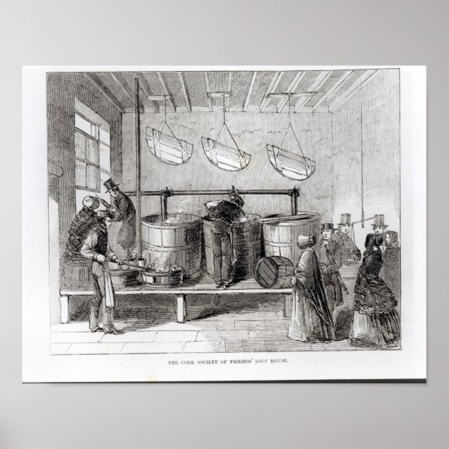 Poster Sociedade Cork da Casa de Sopa dos Amigos (Frente)