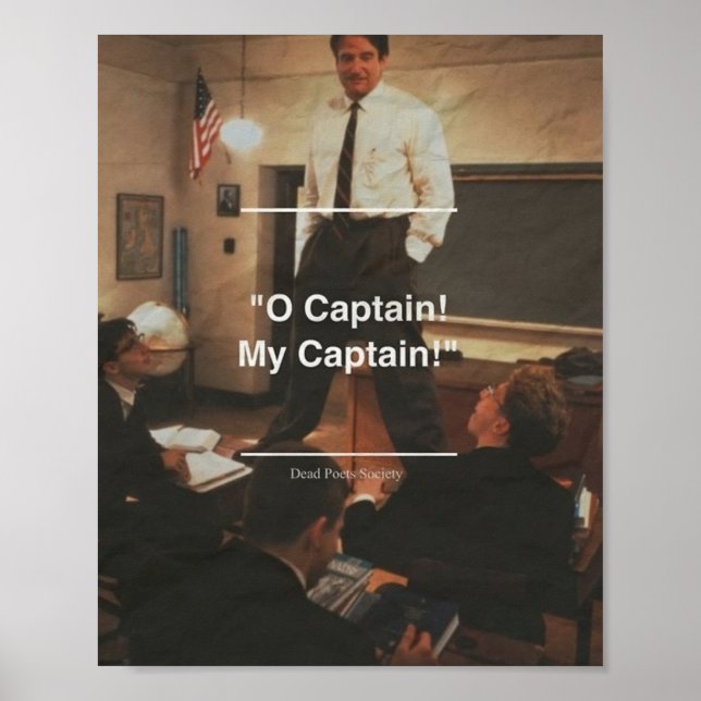 Poster Sociedade de Poetas do morto 3 (Frente)