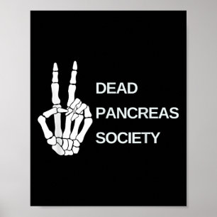Poster Sociedade do Pâncreas morto Diabetes Diabetes Skel