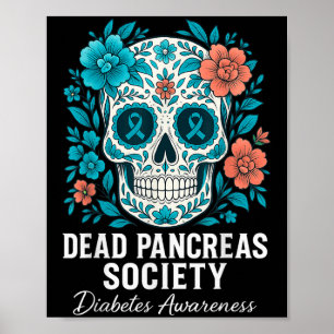 Poster Sociedade do Pâncreas morto Diabetes Sensibilizaçã