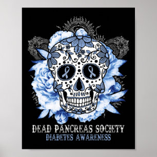 Poster Sociedade do Pâncreas morto Diabetes Sensibilizaçã